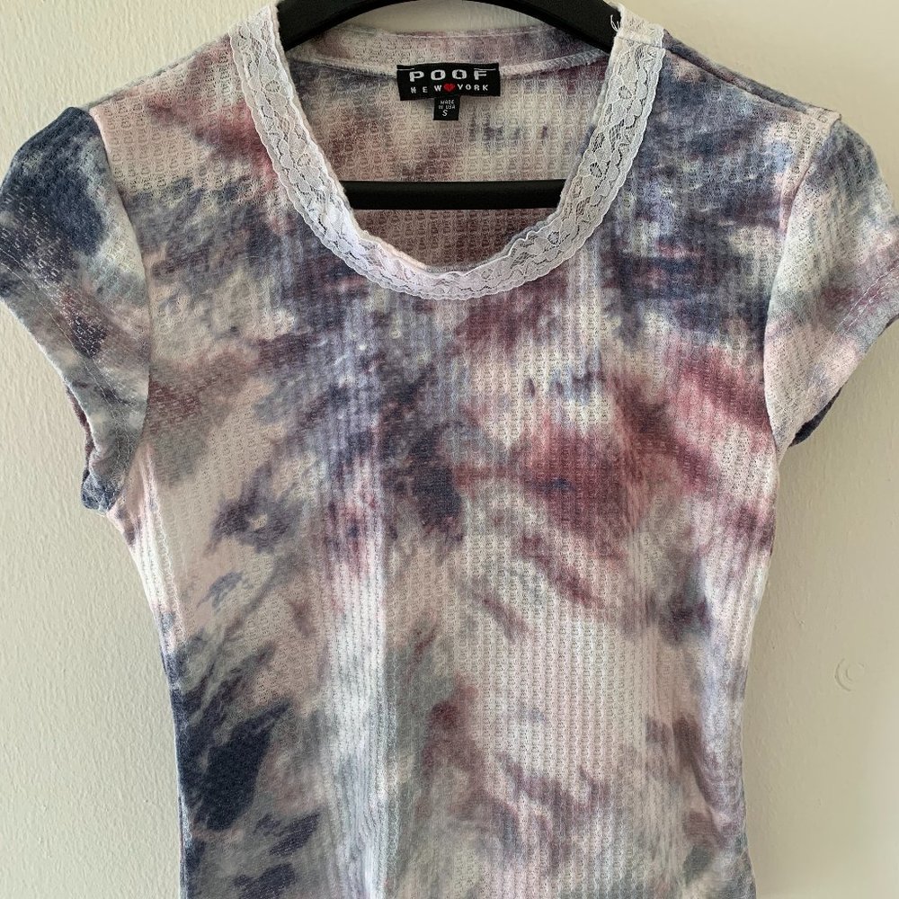 Tie Dye Crop Top T Shirt